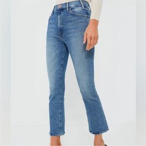 MOTHER The Hustler Ankle High Rise Classic Blue Jeans Scenic Route Wash Size 27